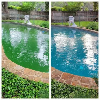 Poly's Lawn & Pool Care Logo