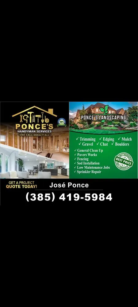 Expert yard maintenance in Salt Lake City, UT by Ponce's Landscaping