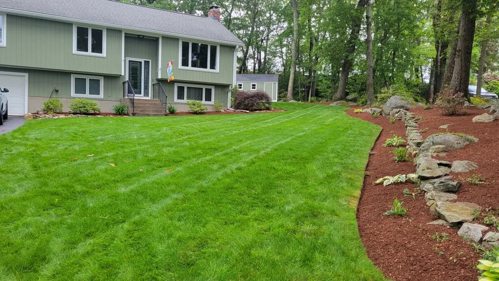 Expert yard maintenance with custom design across Bellingham, MA - Pond Hollow Landscape & Design