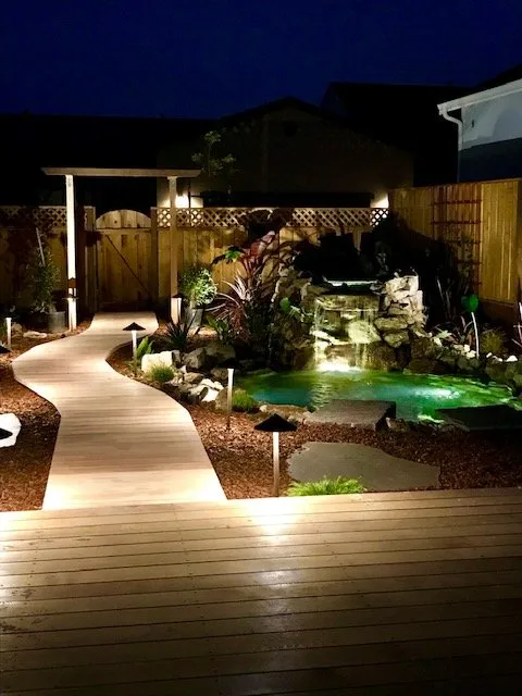 Professional garden landscaping for outdoor upgrades in Santa Cruz, CA by Pond Magic