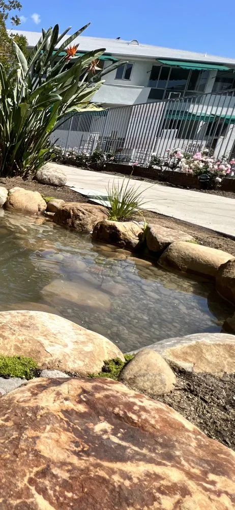 Local landscape design with custom design in Los Angeles, CA by Pond Works