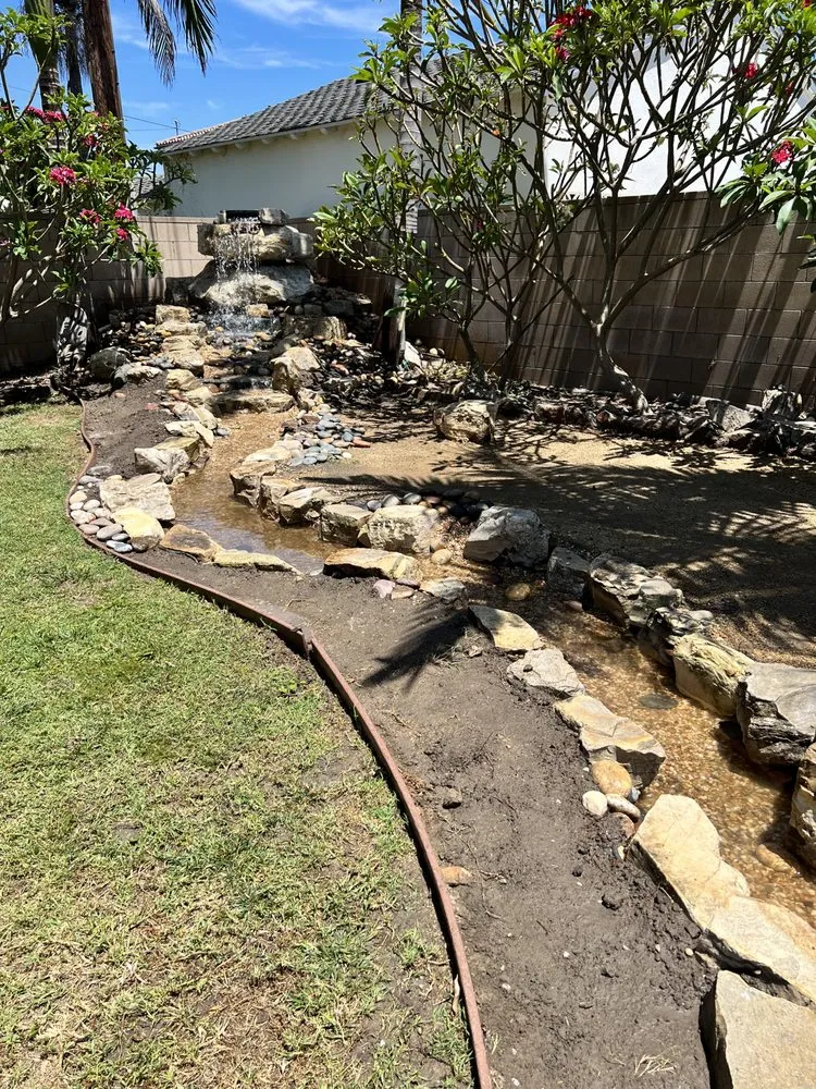 Professional lawn mowing service for year-round maintenance across Los Angeles, CA - Pond Works