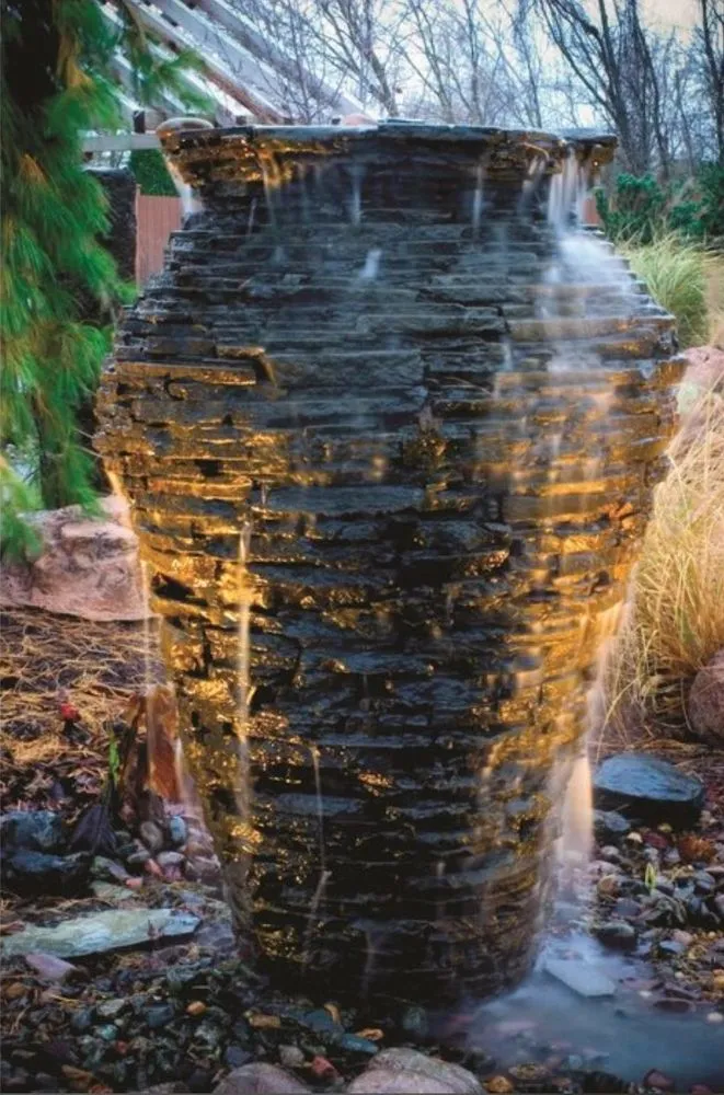 Custom outdoor landscaping in Los Angeles, CA by Pond Works