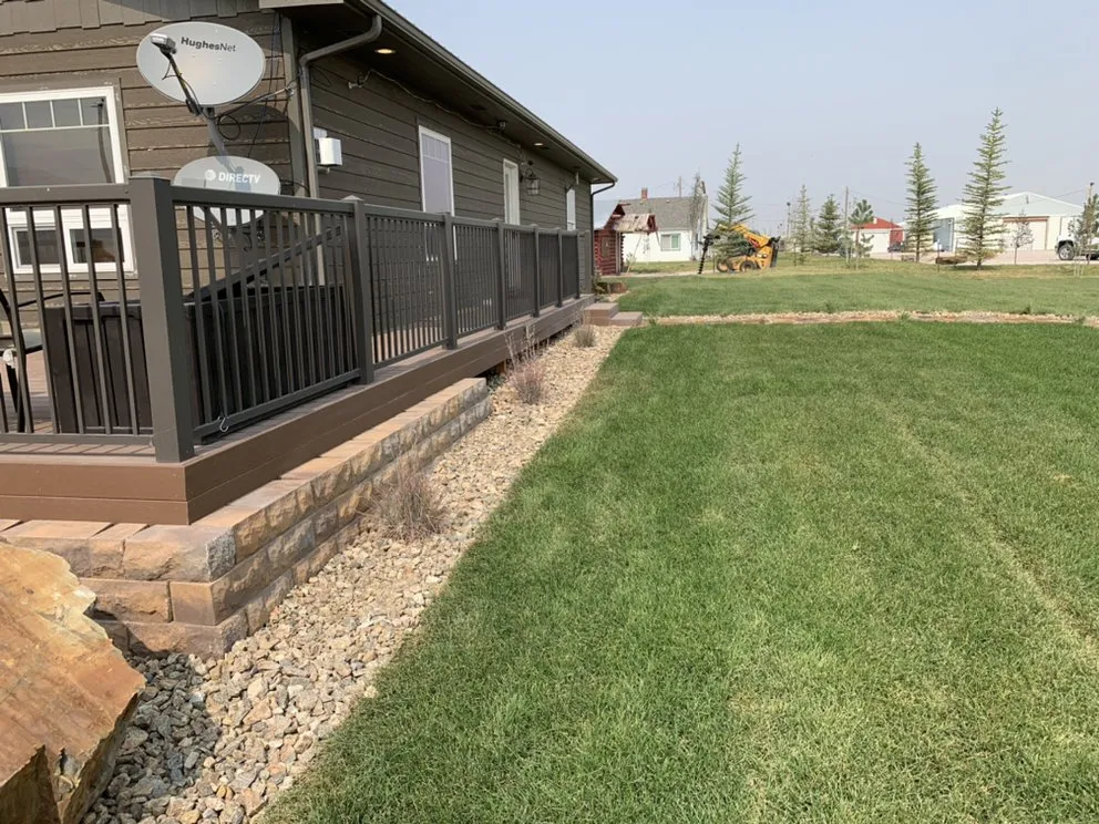 Affordable garden landscaping in Rigby, ID by Pondside Property Services