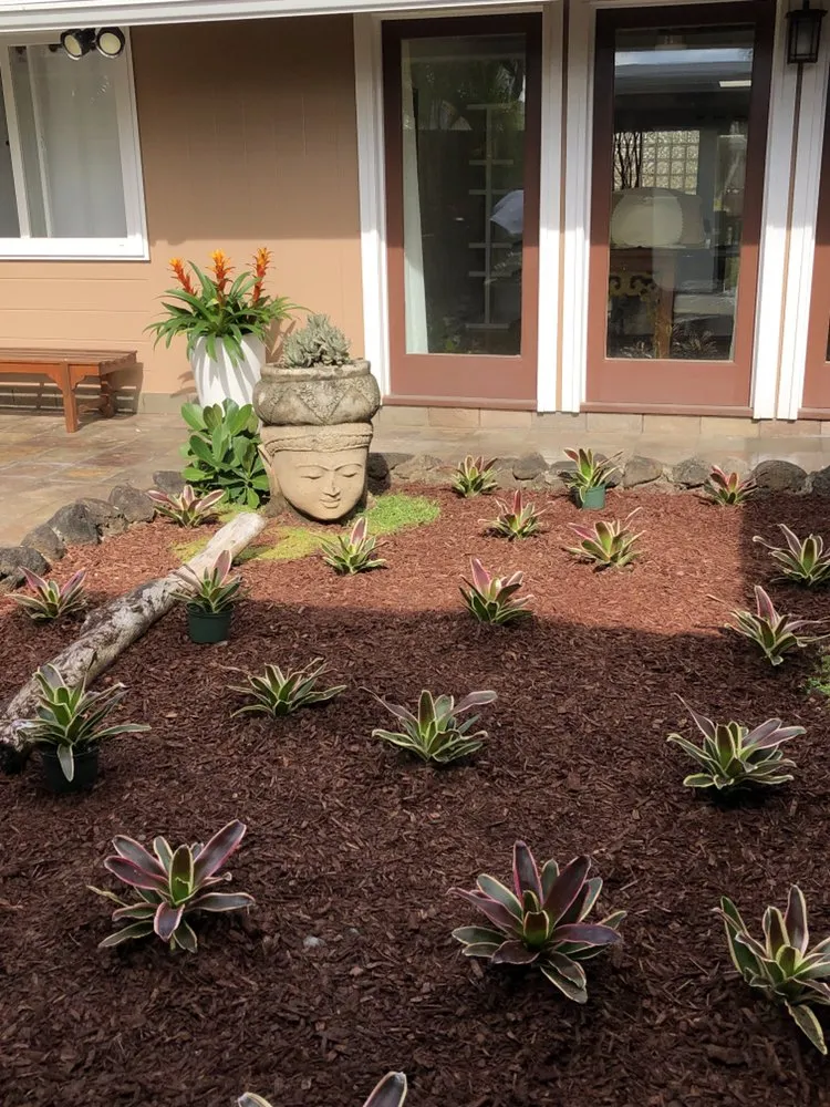 Top-rated lawn mowing service for year-round maintenance in Kahuku, HI by Pono Landscaping