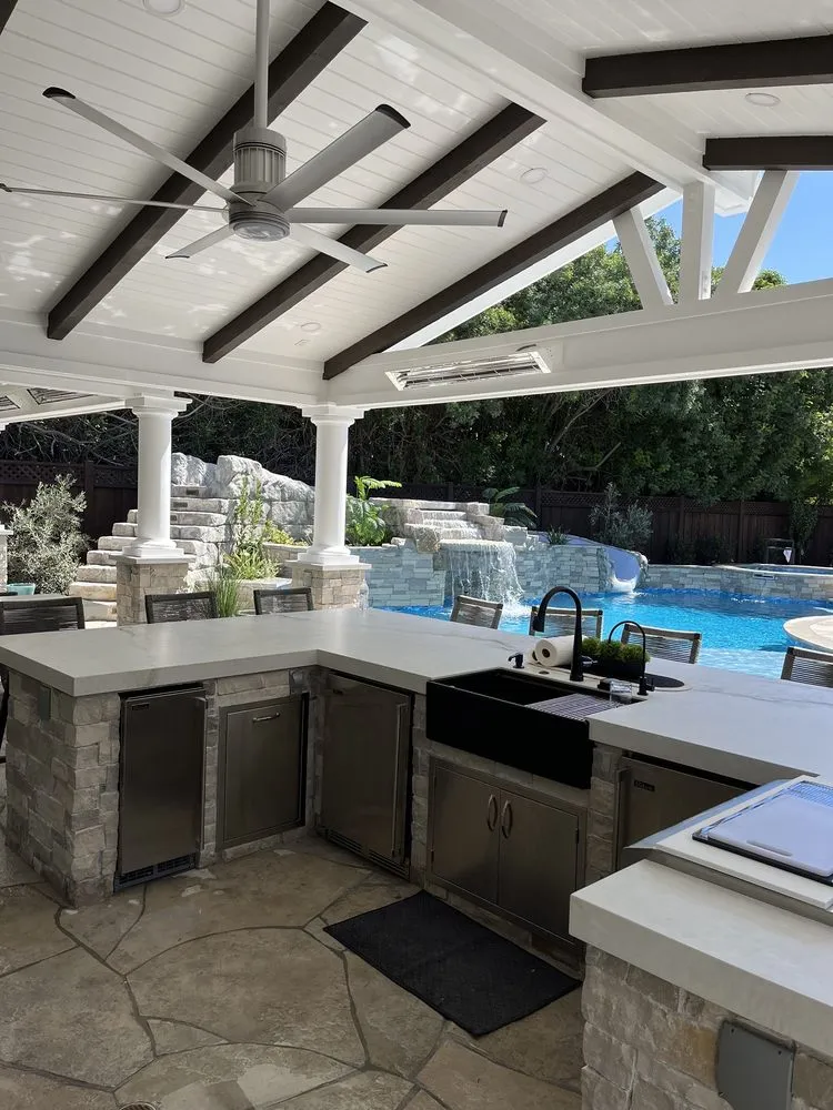 Custom landscape installation in Brentwood, CA by Pool & Landscape Development