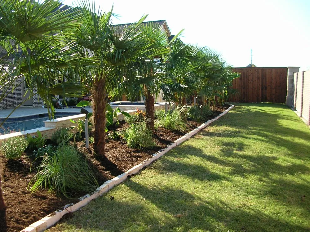 Local landscape installation with custom design in Lewisville, TX by Poole's Lawn & Landscape
