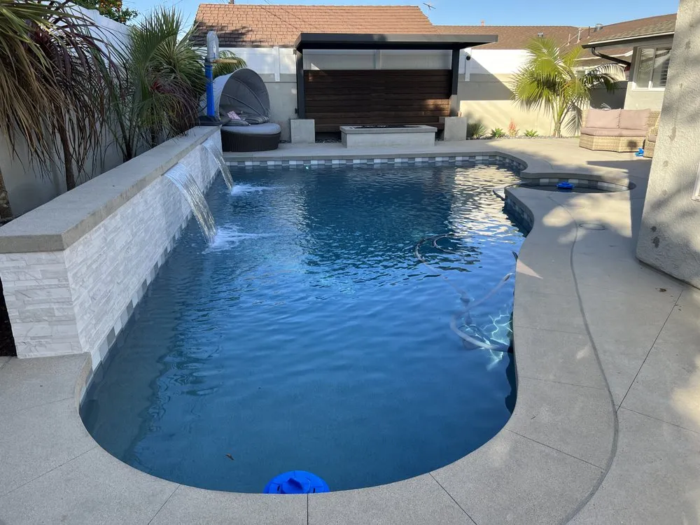 Custom landscape design with custom design across Fountain Valley, CA - Poolmax