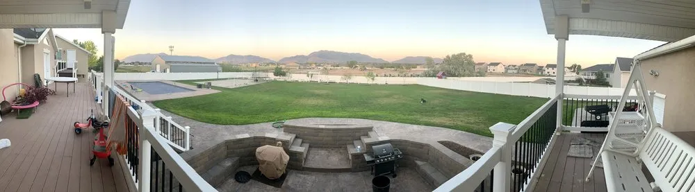 Custom landscape design with custom design across West Haven, UT - Pools and Projects