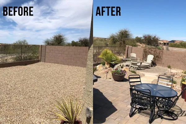 Affordable yard maintenance for residential properties in Tucson, AZ by Pools Hardscaping