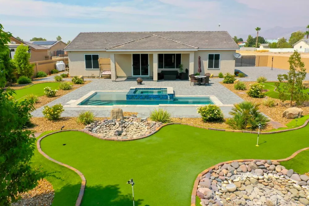 Trusted lawn care service for year-round maintenance in Las Vegas, NV by Pools