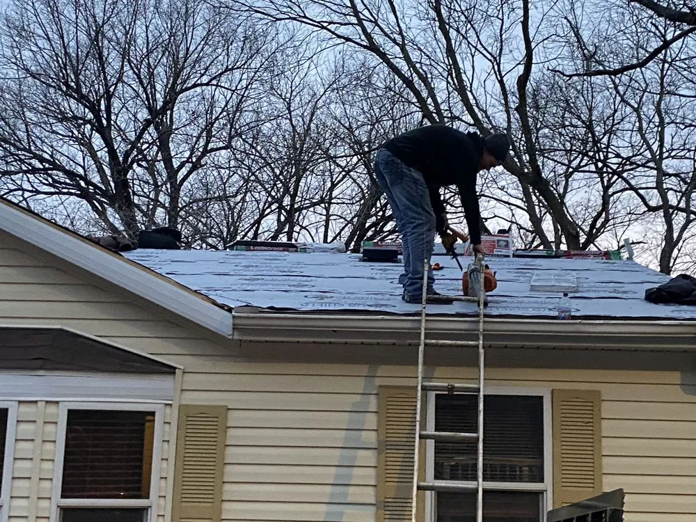 Professional yard cleanup service for homes in Saint Joseph, MO by Poorboys Lawn and Landscaping