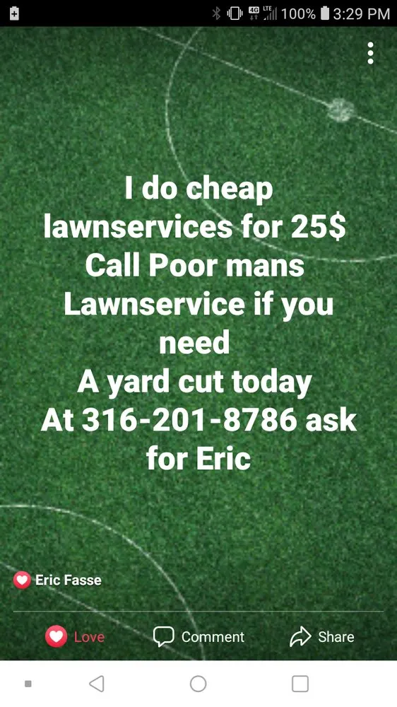 Reliable yard cleanup service experts serving Wichita, KS - Poorman's lawn care