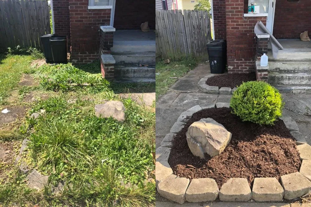 Custom garden landscaping near you across Bridgeville, PA - Pope Landscaping