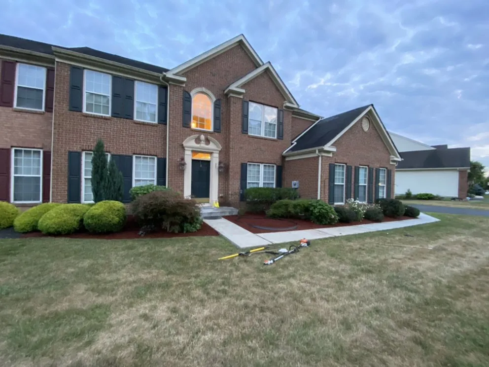 Professional outdoor landscaping for residential properties in Hamburg, NJ by Pop's Property Maintenance