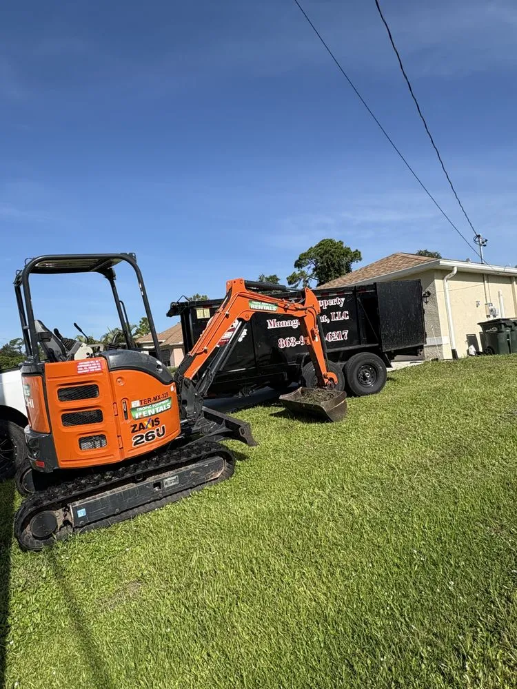 Professional outdoor landscaping for residential properties in Arcadia, FL by Pop's Property Management