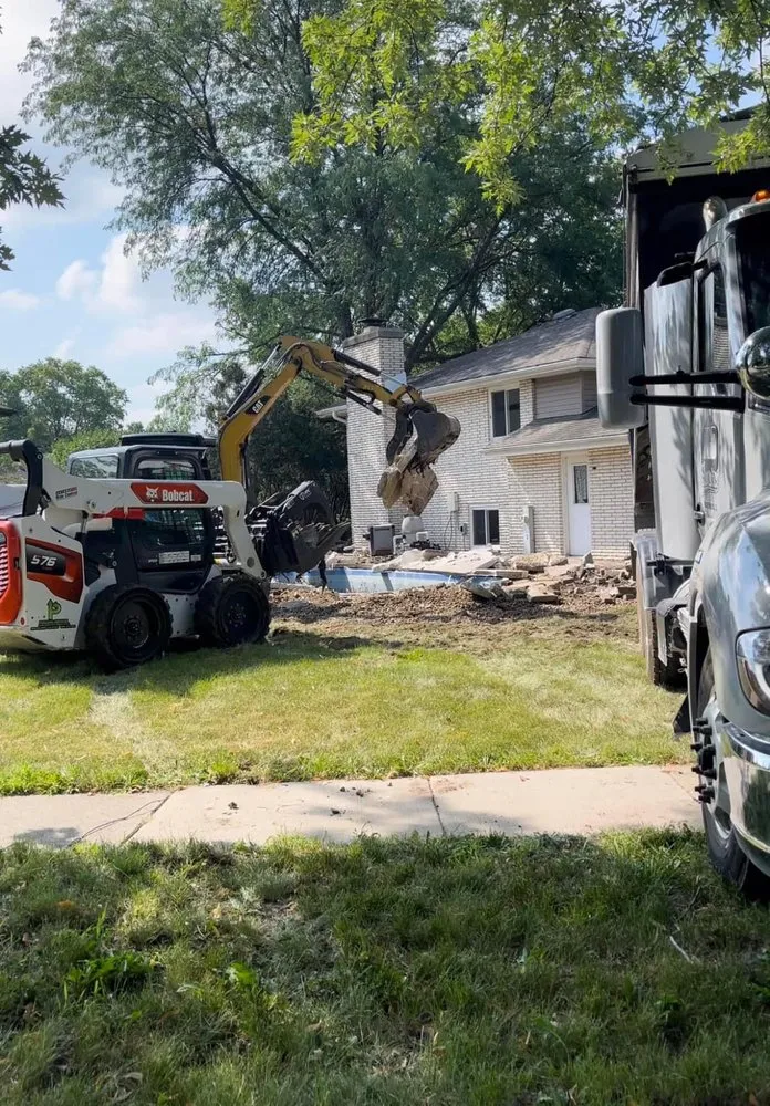 Professional yard cleanup service with custom design across Shorewood, IL - Porcaro Services