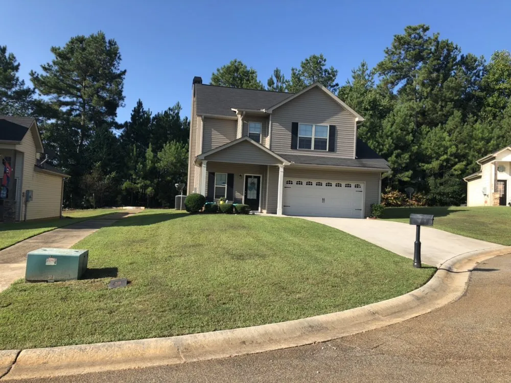 Custom landscape installation near you in Newnan, GA by Porch View Lawn Care