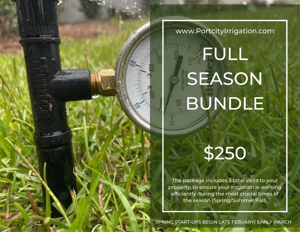 Professional residential landscaping for year-round maintenance in Wilmington, NC by Port City Irrigation