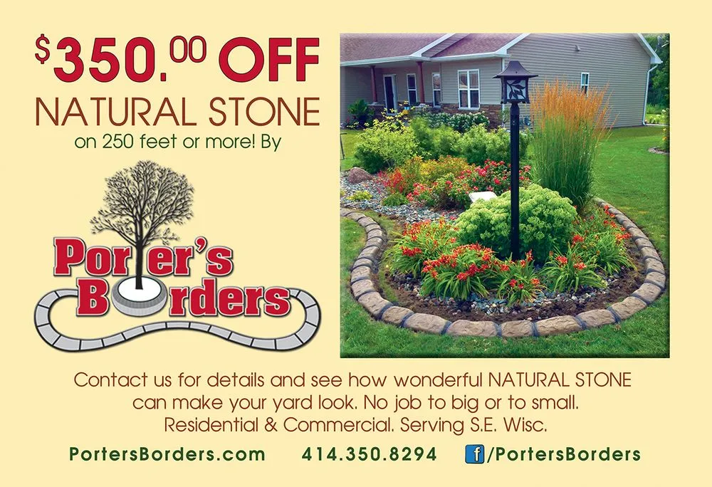 Trusted residential landscaping near you across Menomonee Falls, WI - Porter's Borders