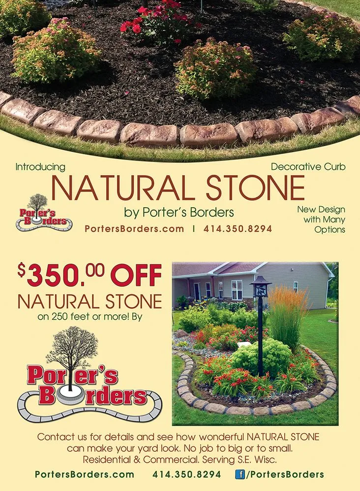 Trusted lawn mowing service for outdoor upgrades in Menomonee Falls, WI by Porter's Borders