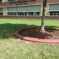 Custom garden landscaping in Menomonee Falls, WI by Porter's Borders