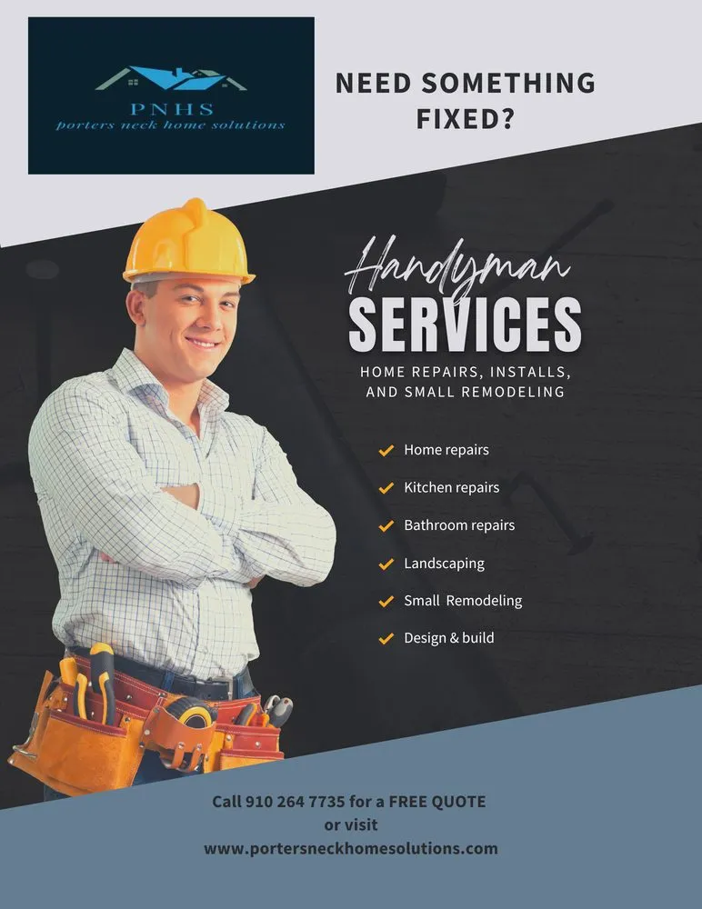 Trusted outdoor landscaping in Wilmington, NC by Porters Neck Home Solutions