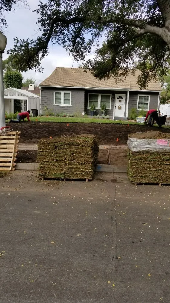 Professional lawn mowing service with custom design in Altadena, CA by Portillo Garden Services