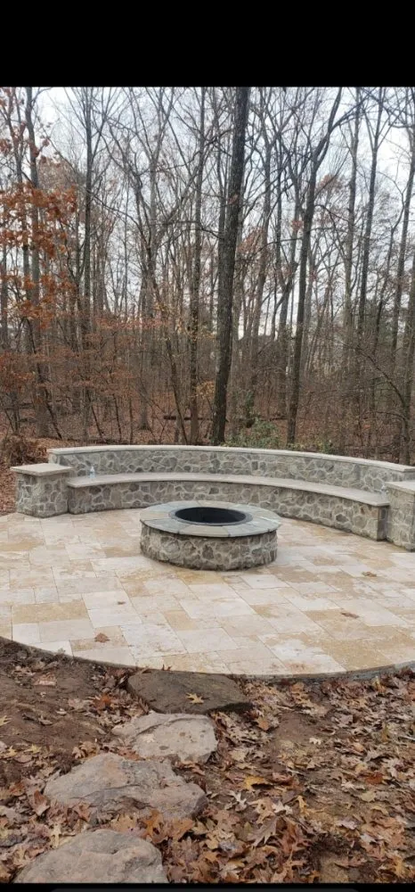 Top-rated landscape installation with custom design in Herndon, VA by Portillo Landscape