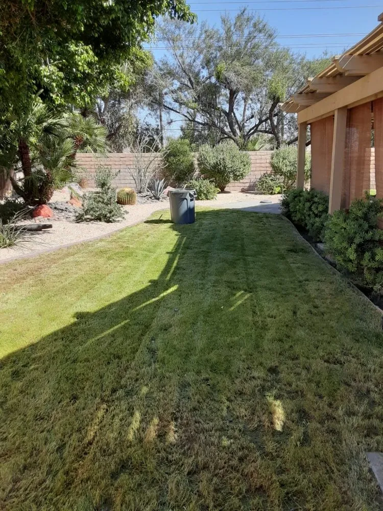 Trusted lawn mowing service for beautiful yards across Palm Desert, CA - Portillos Landscaping and Gardening Services