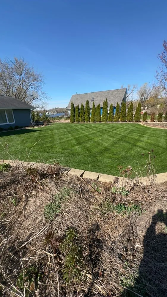 Expert yard cleanup service in Hartford, WI by Ports Lawn Care
