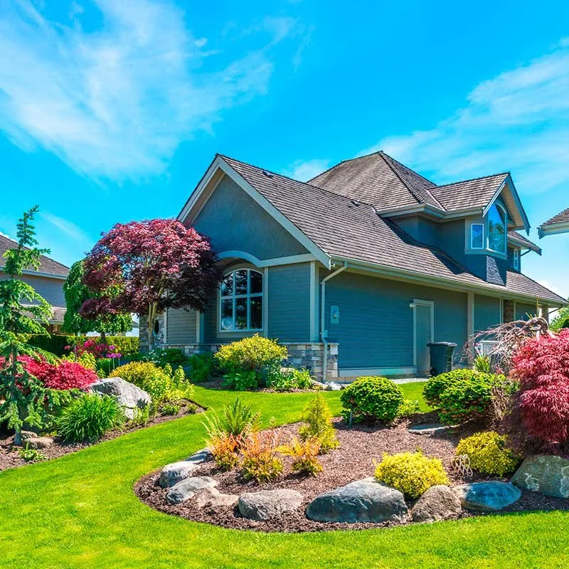 Local residential landscaping in Danbury, CT by Posadas Dumpsters Rental