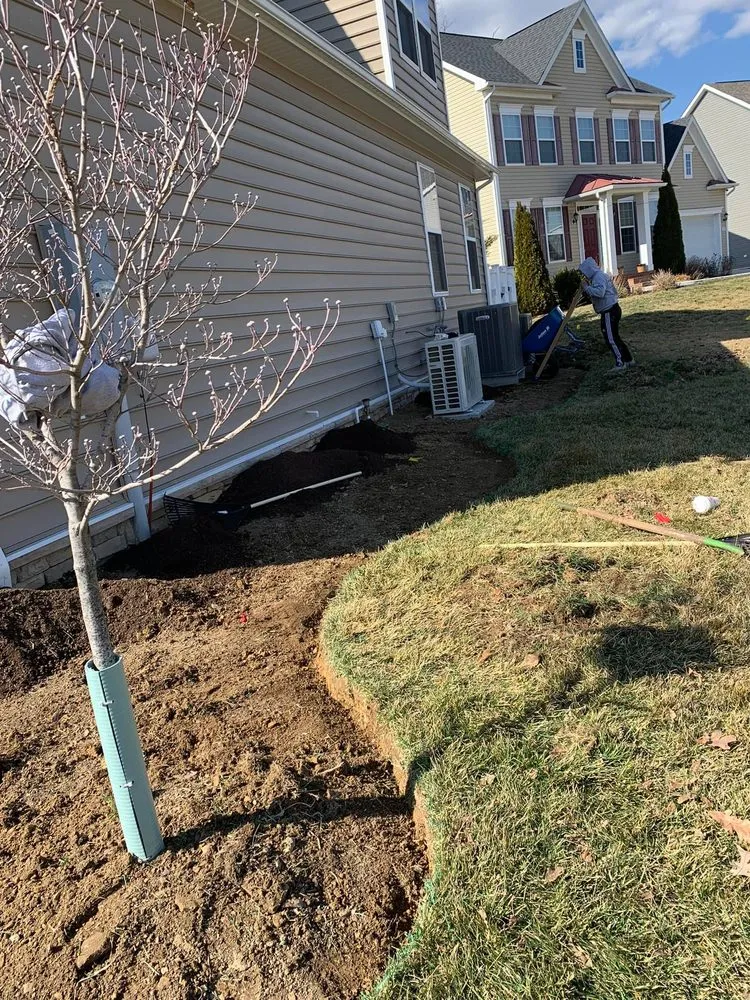Local landscape installation in Winchester, VA by Poseidon's Irrigation & Landscape