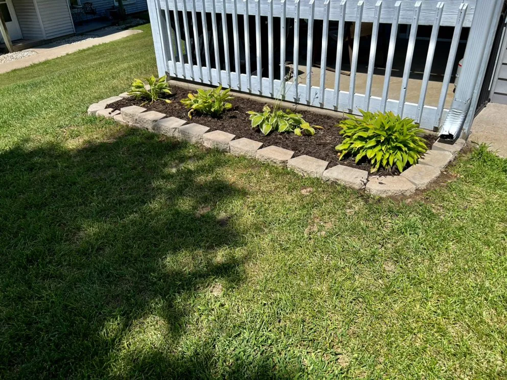 Professional garden landscaping for residential properties in Sullivan, WI by Poser Property Management