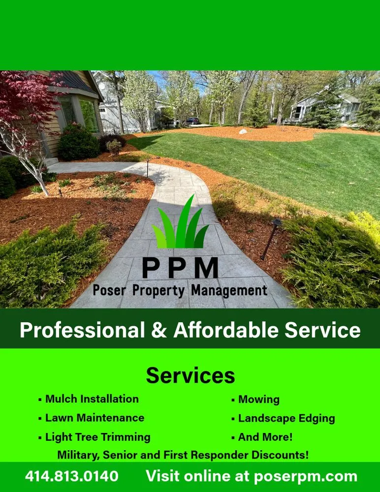 Top-rated residential landscaping in Sullivan, WI by Poser Property Management