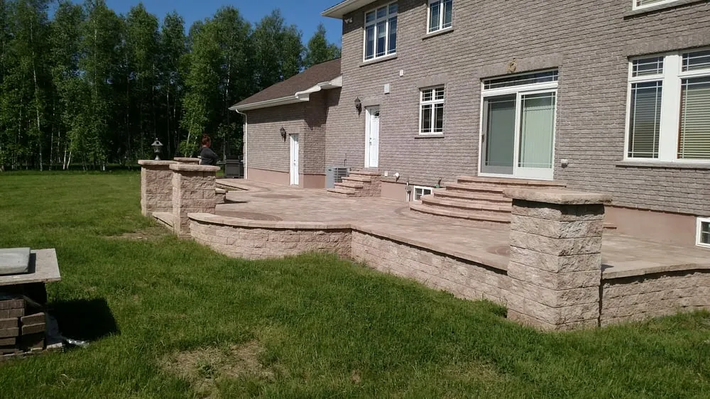 Local landscape design in Potsdam, NY by Potsdam Stonescaping