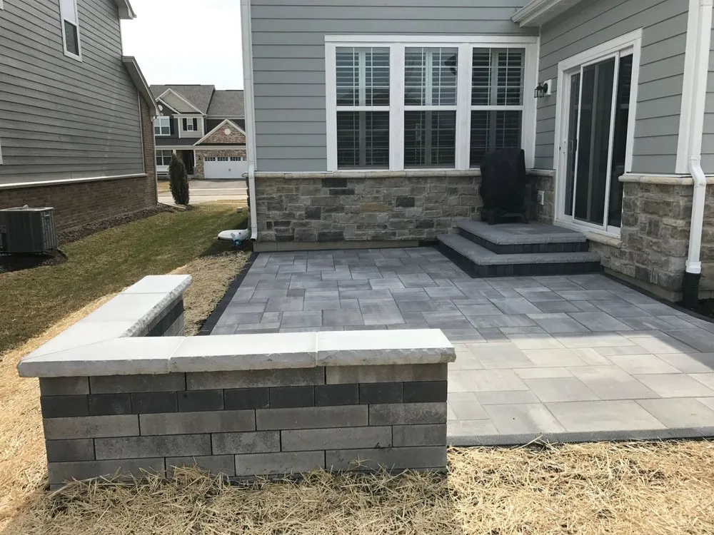 Professional lawn mowing service with custom design in Long Grove, IL by Poul's Landscaping & Nursery