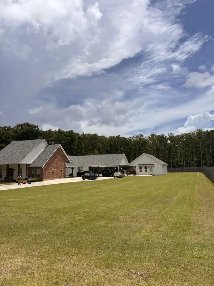 Local landscape installation for homes in Pierre Part, LA by Pourciau’s Services