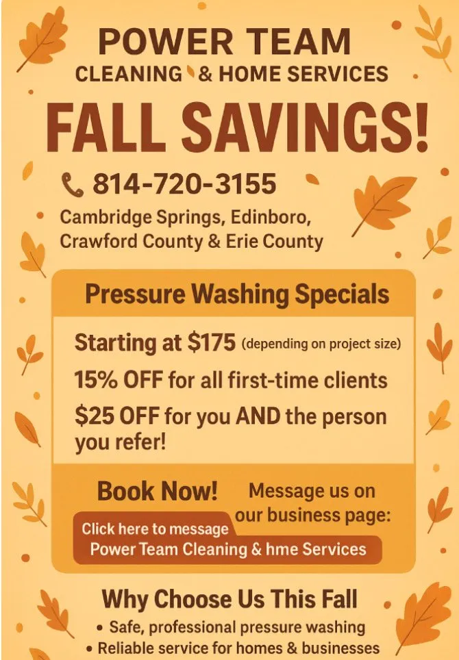 Local residential landscaping for homes in Cambridge Springs, PA by Power Team Cleaning And Home Services