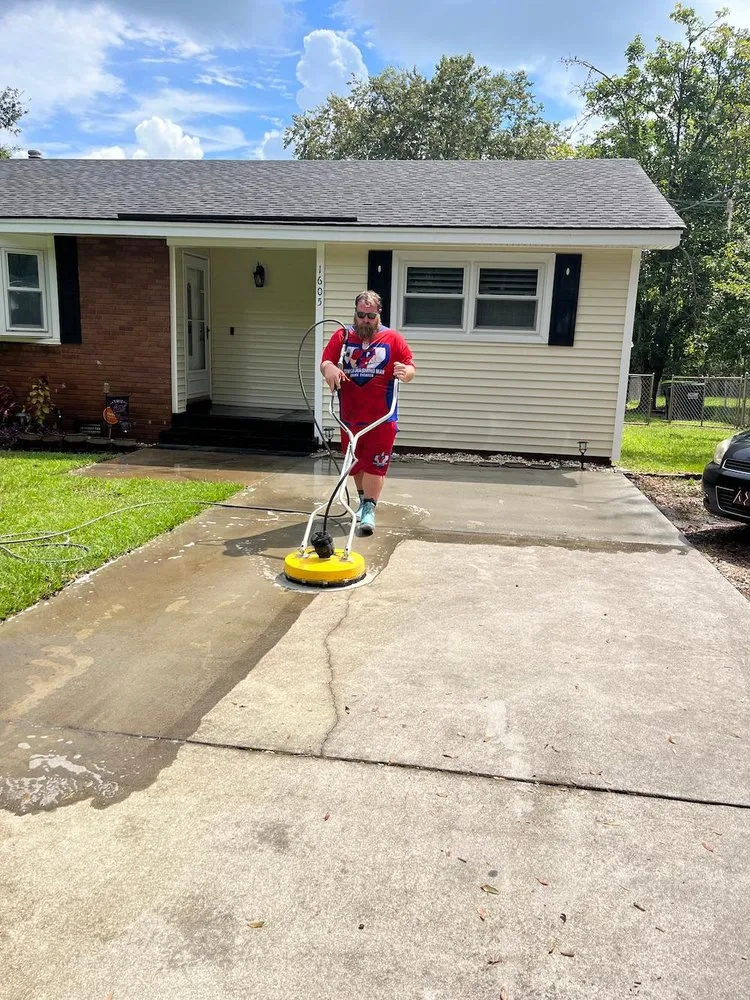 Professional residential landscaping with custom design across Beaufort, SC - Power Washing Man