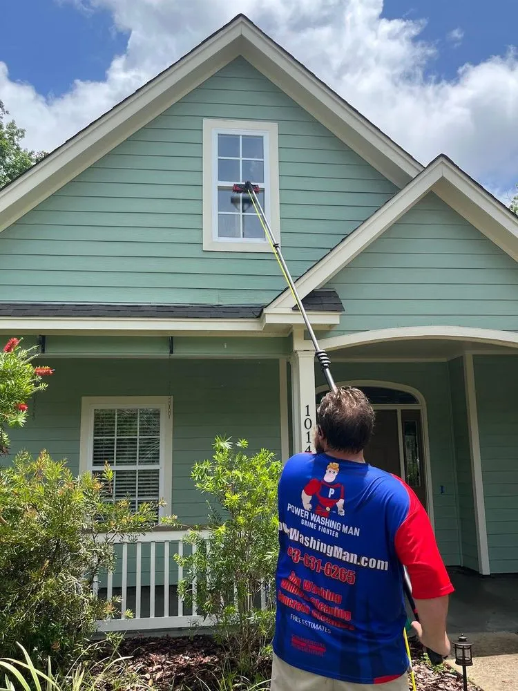 Affordable landscape installation with custom design in Beaufort, SC by Power Washing Man