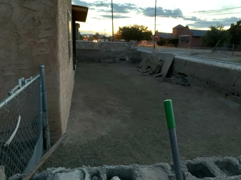 Custom outdoor landscaping in Las Cruces, NM by Powerhouse Solutions