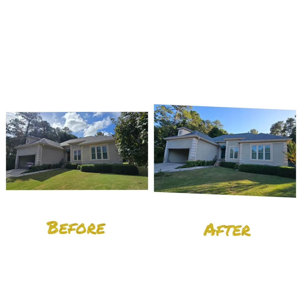 Expert outdoor landscaping with custom design in Atlanta, GA by PowerMan the Handyman