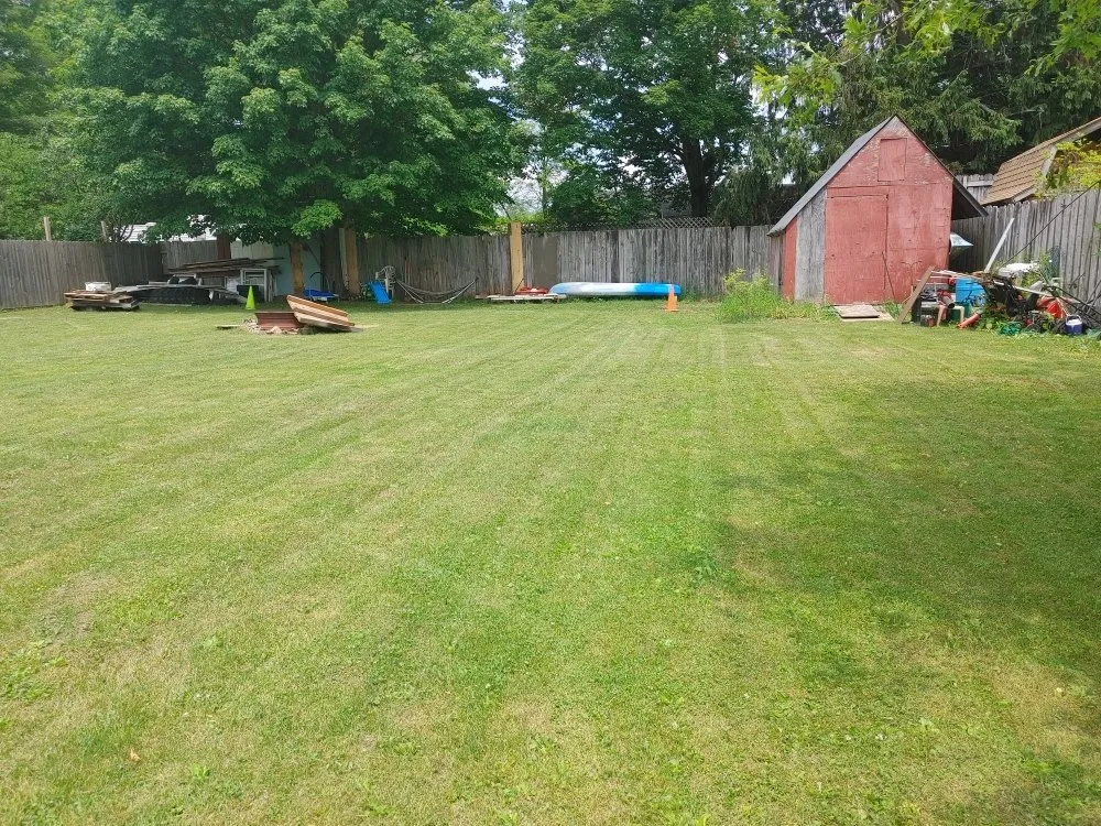 Professional outdoor landscaping for residential properties in Waterford, PA by Powers Services