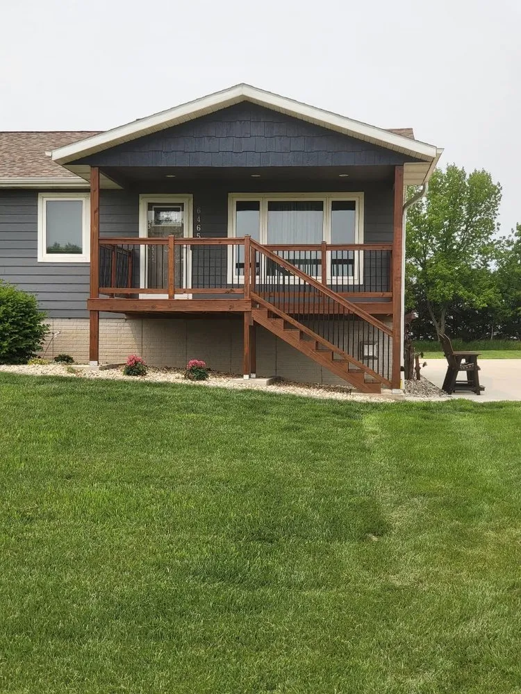 Professional landscape design for year-round maintenance in Sioux Falls, SD by Pozuelos Property Care