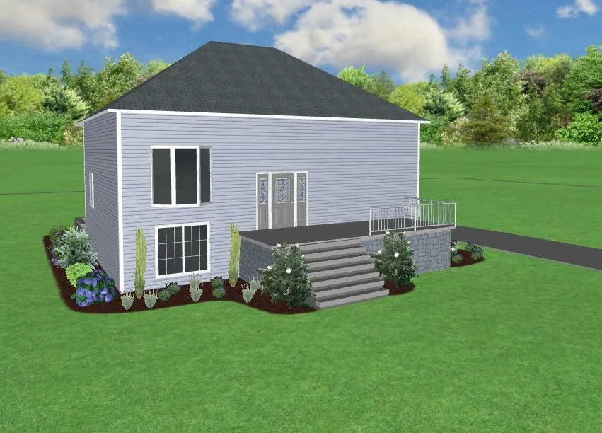 Custom outdoor landscaping in Annandale, VA by P&P Landscaping and Lawn Care