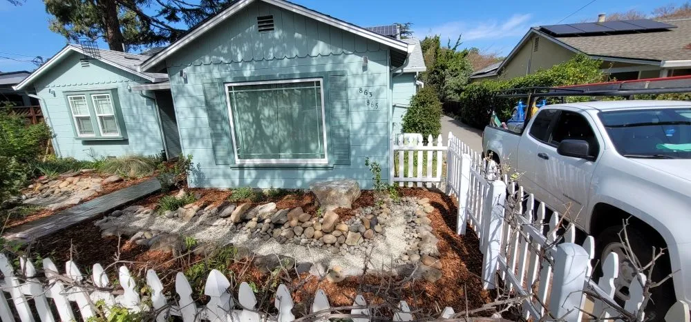 Trusted yard cleanup service with custom design in San Jose, CA by P&R Concrete