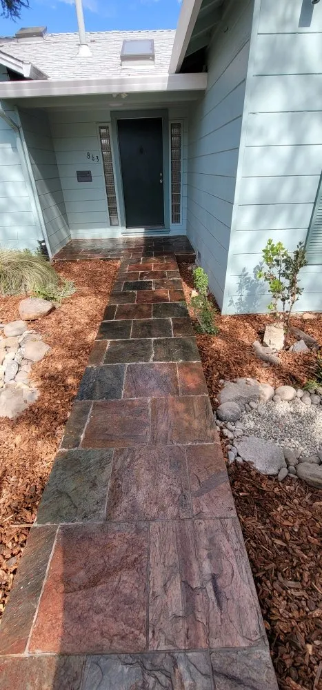 Professional landscape design with custom design in San Jose, CA by P&R Concrete