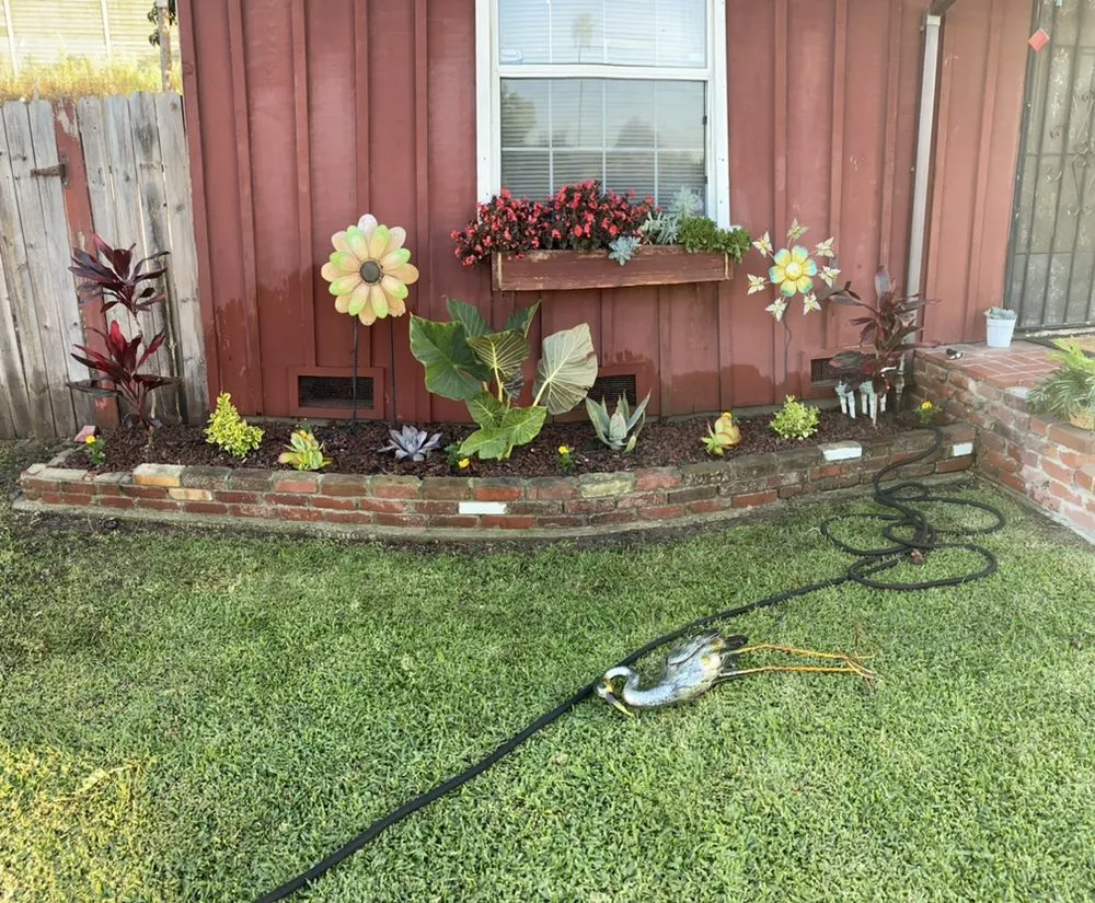 Custom garden landscaping for year-round maintenance in Paramount, CA by PR Gardening