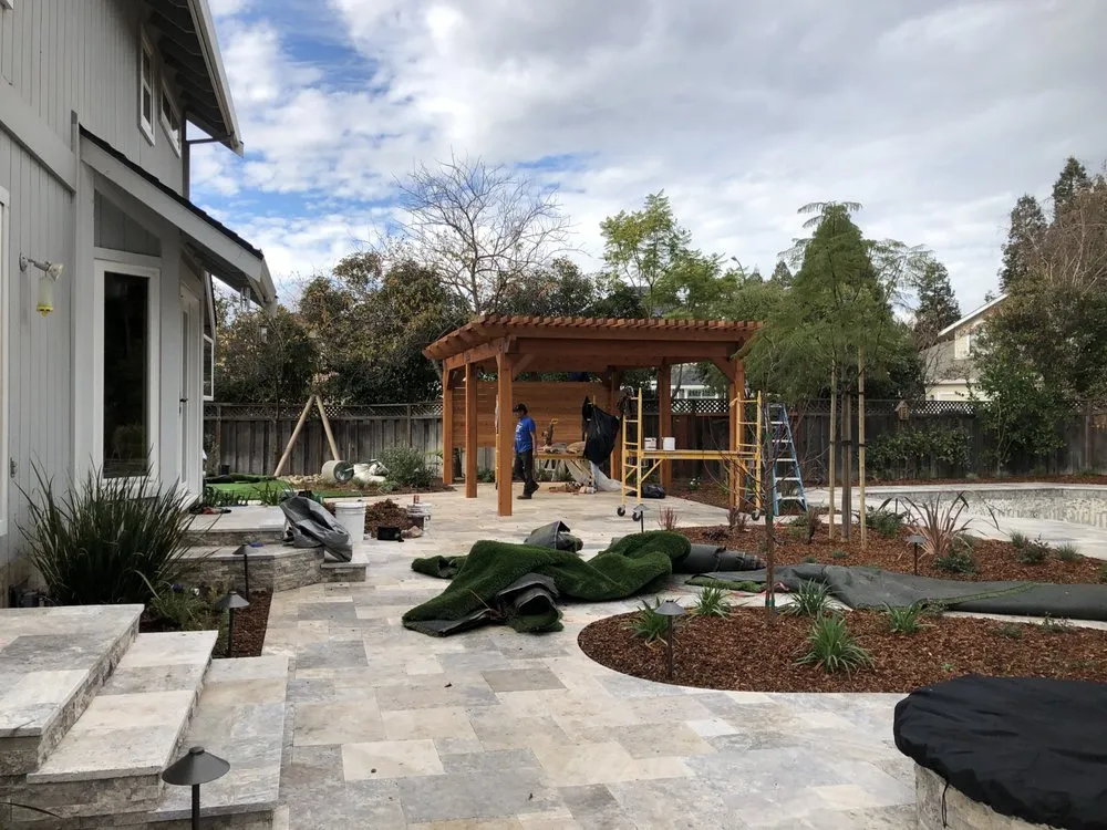 Affordable landscape installation in Cupertino, CA by PR Landscaping